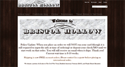 Desktop Screenshot of bristolhollow.com